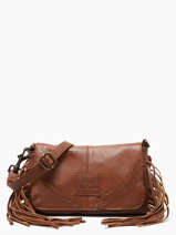Cross Body Tas Dakota Leder Basilic pepper Bruin dakota BDAK43